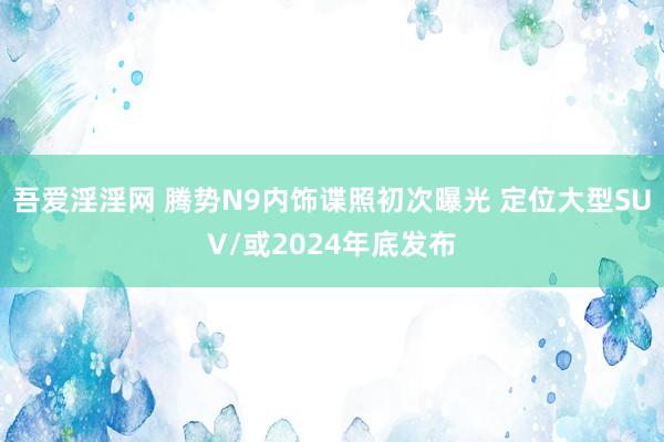 吾爱淫淫网 腾势N9内饰谍照初次曝光 定位大型SUV/或2024年底发布