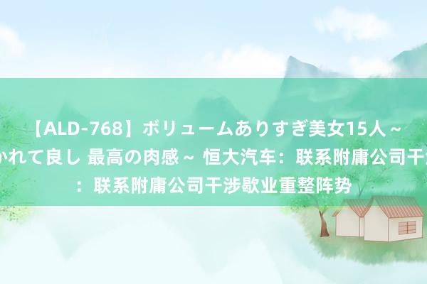 【ALD-768】ボリュームありすぎ美女15人～抱いて良し 抱かれて良し 最高の肉感～ 恒大汽车：联系附庸公司干涉歇业重整阵势