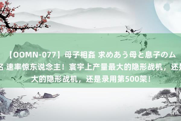 【OOMN-077】母子相姦 求めあう母と息子のムスコ 4時間 25名 速率惊东说念主！寰宇上产量最大的隐形战机，还是录用第500架！