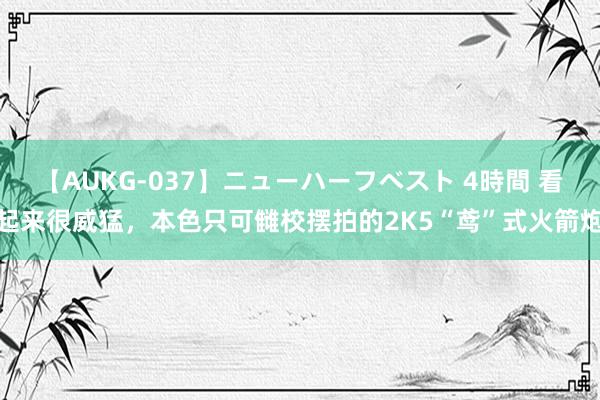 【AUKG-037】ニューハーフベスト 4時間 看起来很威猛，本色只可雠校摆拍的2K5“鸢”式火箭炮